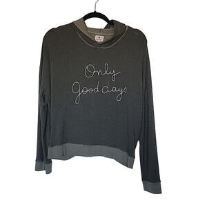 Sundry Only Good Days Cross Back Hoodie, 2